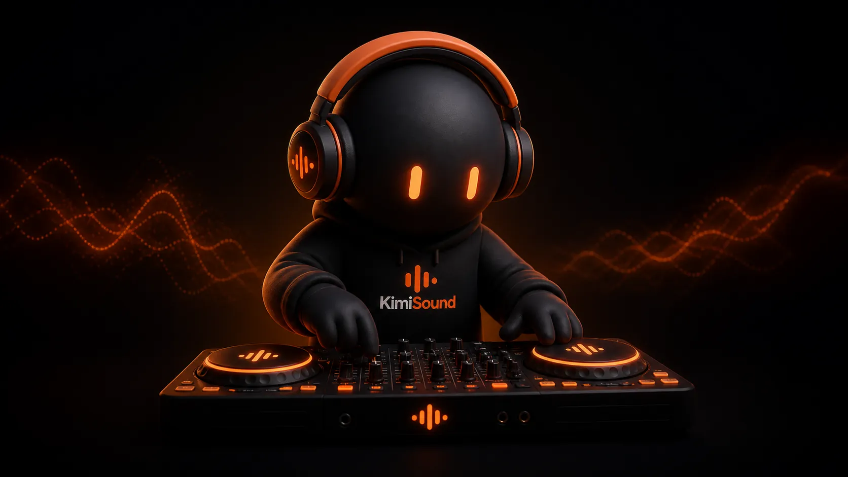KimiSound mascote DJ