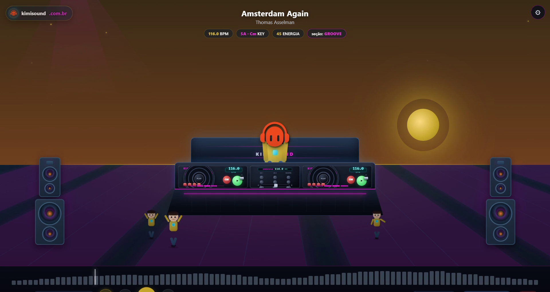 KimiStage — auge do groove no palco